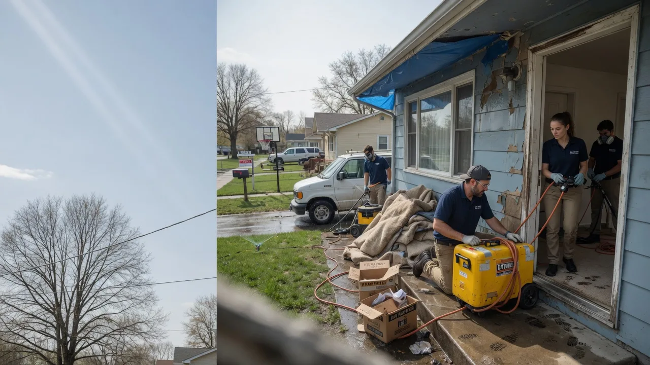 Basement Flood Cleanup in Hamilton, OH near me